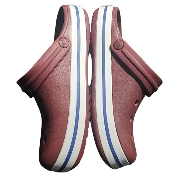 Crocs Crocband Garnet White Slip On Unisex Clogs Size M5 W7 - Picture 4 of 7